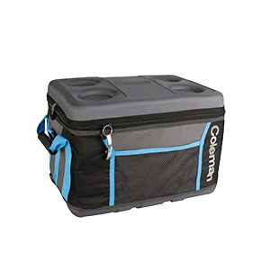 Soft cooler Coleman plegable negro para 45 latas